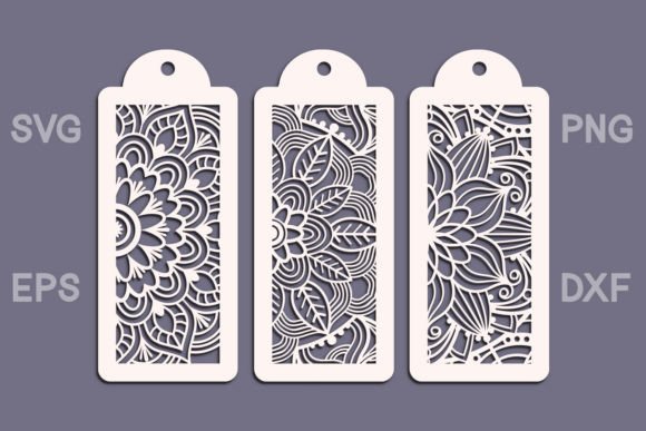3 Mandala Bookmark SVG Templates: Elevate Your Reading Experience