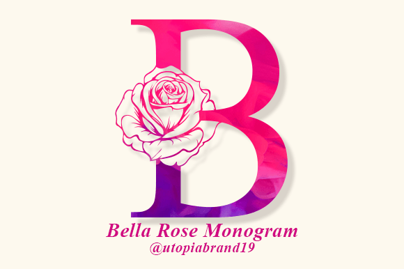 Bella Rose Monogram: Elevate Your Design Projects