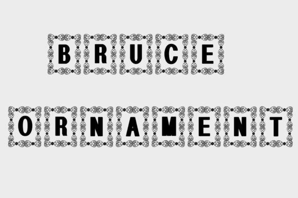 Bruce Ornament: Naive Charm for Creative Designs