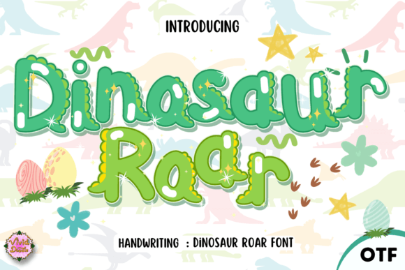 Dinosaurs Roar: Unleashing Whimsical Typography in Modern Design
