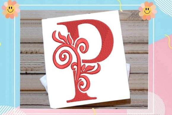 Elevating Identity: The Grace and Versatility of the Beautiful Letter P Monogram