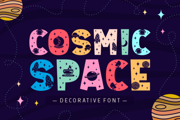 Evaluating Cosmic Space: A Design Font for Astronomical Themes