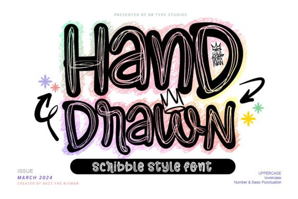 Hand Drawn: A Playful Typeface for Authentic Creative Projects