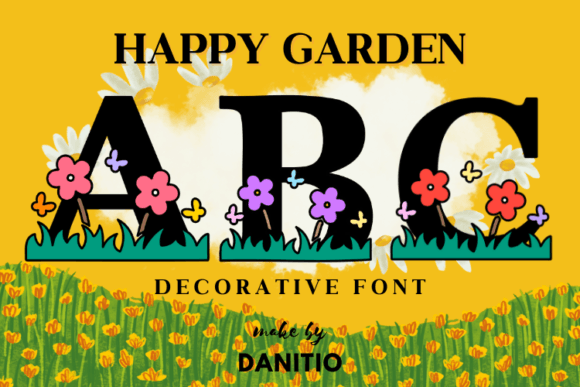 Happy Garden Font: Add Charm to Your Designs
