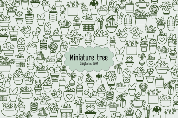 Miniature Tree: A Whimsical Dingbat for Natural Design