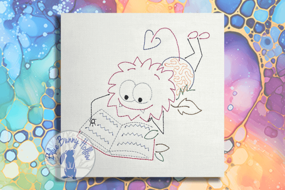 Monsters Read to Relax: A Whimsical Design for Young Readers