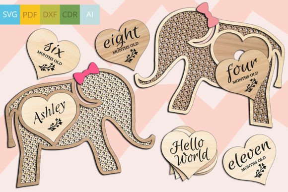 Rattan Elephant Newborn Toddler Baby SVG: A Creative Addition to Your Digital Workflow