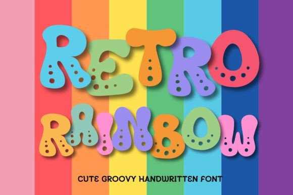 Reviving the Golden Age of Design: Why Retro Rainbow is the Display Font Your Brand Needs