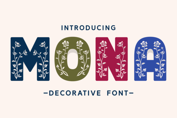 Strategic Brand Elevation: Leveraging the Mona Decorative Font for Intentional Design