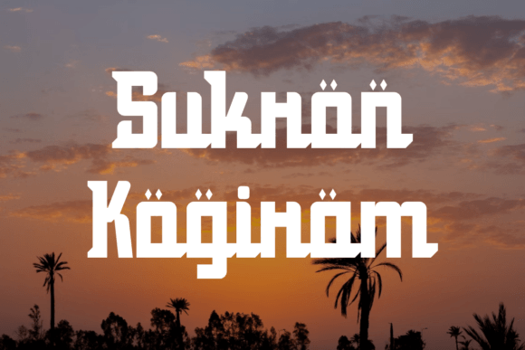 Sukron Kogiram: A Unique Font for Bold Designs