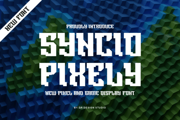 Syncio Pixely: The Bold Display Font for Modern Branding