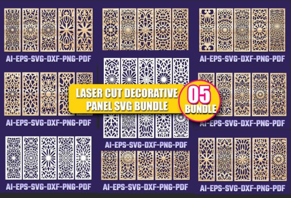 Unlocking Creative Potential with Laser Cut Ornamental Panel Bundle 05