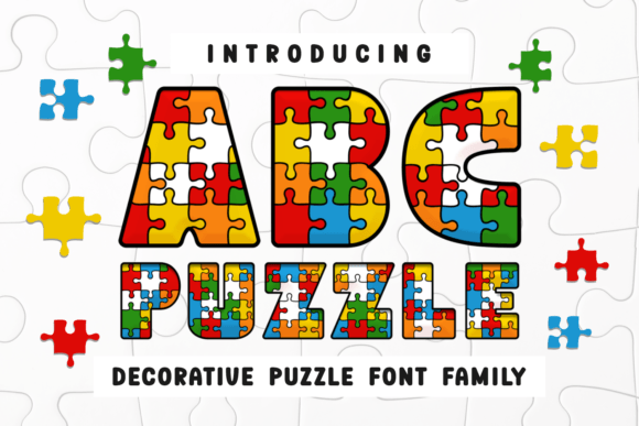 Unlocking Creativity: The Charm and Utility of the Abc Puzzle Decorative Font