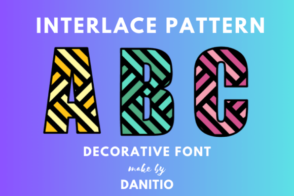 Why the Interlace Pattern Font is Your Next Go-To for Modern Design Projects
