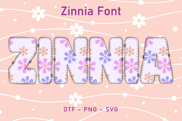 Zinnia Font: Hand-Drawn Style for Creative Projects